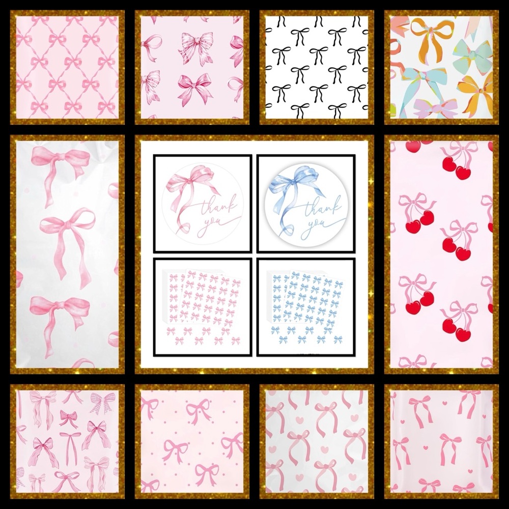 Poly Mailers 10x13 Bow assortment